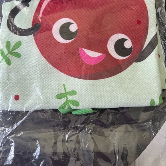 CHERRY PATTERNED BEACH or SHOPPING BAG - Picture 4 of 5